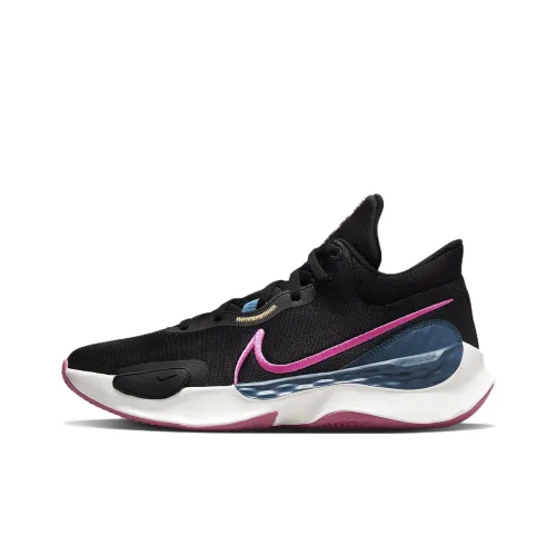 Nike Renew Elevate 3 Амортизация Slip-resistant Abrasion-resistant Coating Отскок MID Топ Баскетбольные кроссовки Unisex