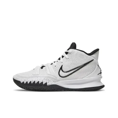 Nike Kyrie 7 MID Топ Баскетбольные кроссовки для игры Мужской Белый