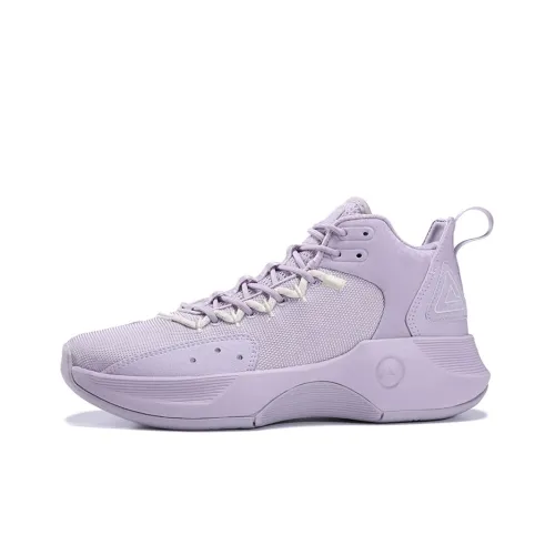 PEAK Speed Collection Амортизаторы Slip-resistant и устойчивые к истиранию MID Баскетбольные кроссовки Женские Фиолетовые