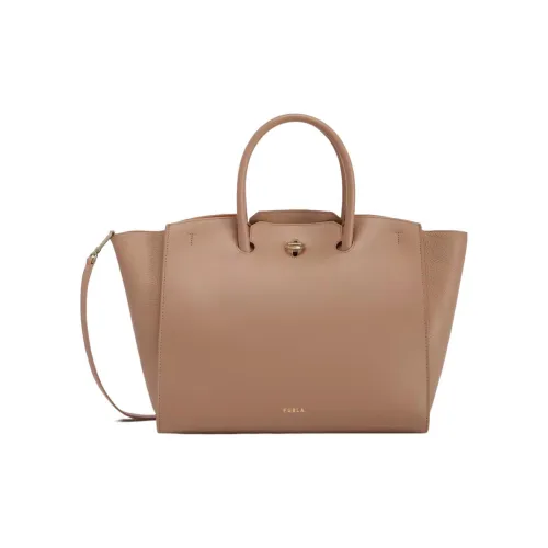 Furla Телячья кожа Тоут Сумка Сумка для покупок Сумка Большая Женская Серого цвета