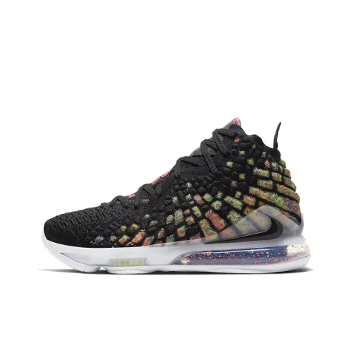 Nike Lebron 17 Баскетбольные кроссовки MID Топ Унисекс