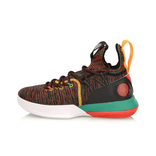 Подкладка All In Team 6 противоскользящие легкие амортизация высокий топ баскетбольные кроссовки мужской черный зеленый коричневый