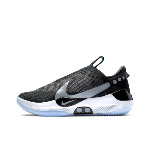 Nike Adapt BB Low Топ Баскетбольные кроссовки для игры Мужской Черный Азиатская версия