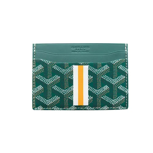 GOYARD Saint Sulpice Холст с кожей Собака's Teeth Картхолдер Картхолдер Унисекс Зеленый