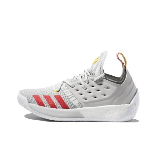 Adidas Harden Vol.2 McDonalds Harden 2 Амортизаторы Slip-resistant Низкий топ Баскетбольные кроссовки для игры Мужской Серый