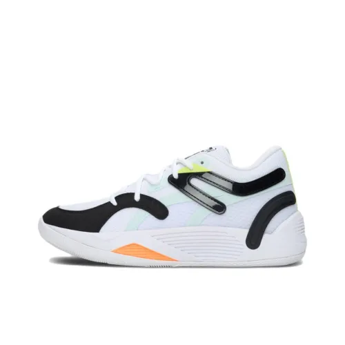 PUMA Trc Blaze Court Амортизация Противоскользящий Устойчивый к истиранию Низкий Топ Баскетбольные кроссовки Мужские