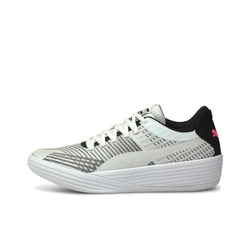 PUMA Clyde All Pro Low Топ Баскетбольные кроссовки Унисекс Черный белый