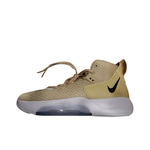 Nike Zoom Rize 1 Амортизаторы Slip-resistant Abrasion-resistant MID Баскетбольные кроссовки Мужской Хаки