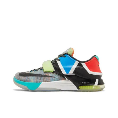 Nike KD 7 What The Амортизация Баланс Низкий Топ Баскетбольные кроссовки Мужской Многоцветный