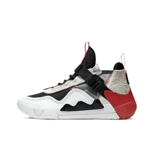 Jordan Defy SP Амортизация Легкий Нижняя юбка Резистентный MID Топ Баскетбольные кроссовки для игры Мужской Белый