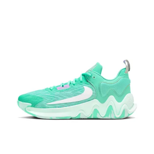 Nike Giannis Immortality 2 Амортизаторы Slip-Resistant Устойчивые к истиранию Низкий Топ Баскетбольные кроссовки Мужской Зеленый