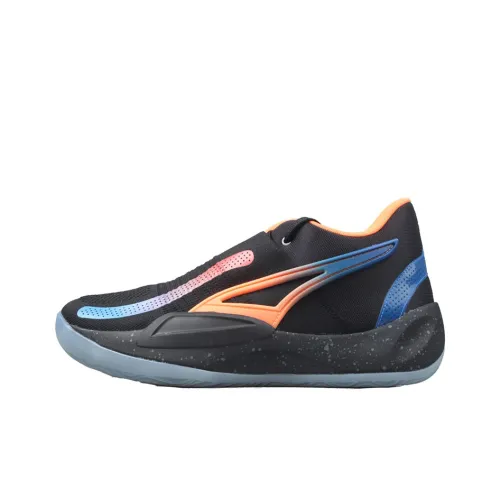 PUMA Баскетбольные кроссовки Step Шов Низкий Топ Черный Мужской