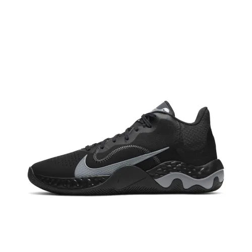 Nike Renew Elevate Low Топ Баскетбольные кроссовки для игры Мужской Черный Серый