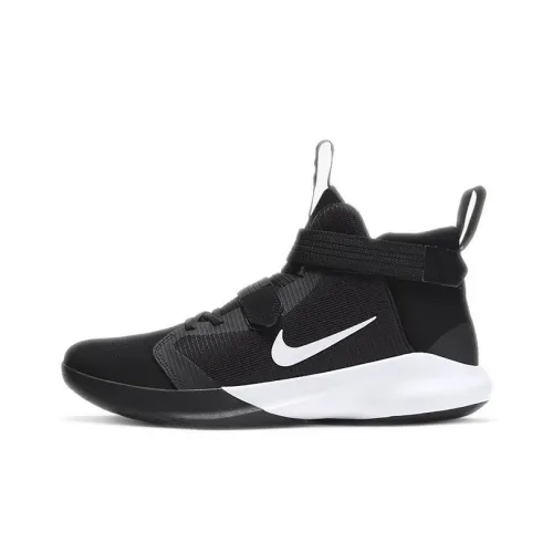 nike Precision 3 FlyEase Нескользящий Легкий MID Баскетбольные кроссовки для игры Унисекс Черный белый