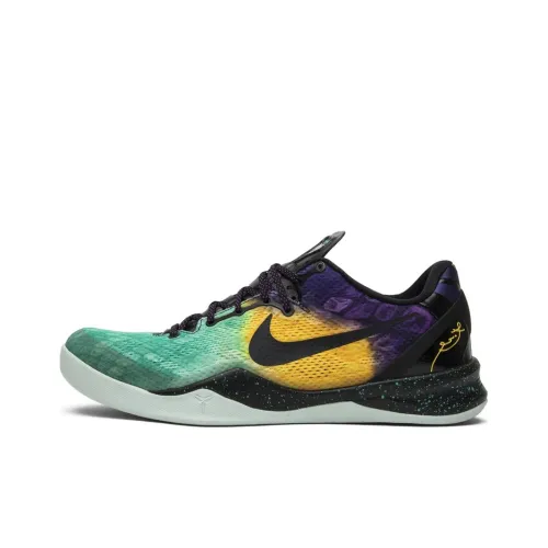 Nike Kobe 8 Kobe 8 Пасха Нескользящий Легкий Низкий Топ Баскетбольные кроссовки для игры Мужской Зеленый Фиолетовый