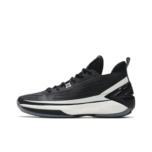 ANTA Attack 5 Амортизирующие баскетбольные кроссовки Мужские Черно-белые