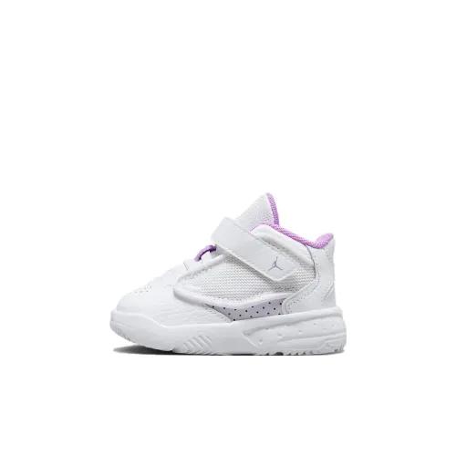 Jordan Max Aura 4 Амортизаторы Slip-resistant Abrasion-resistant Низкий топ Баскетбольные кроссовки Baby White