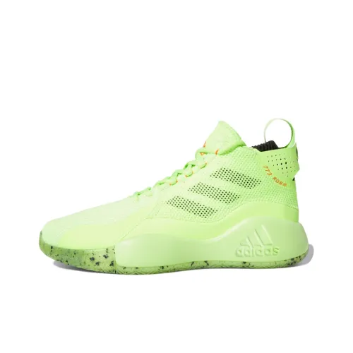Adidas D Rose 773 Амортизаторы Slip-resistant Mid Basketball Game Top Men's Green Black