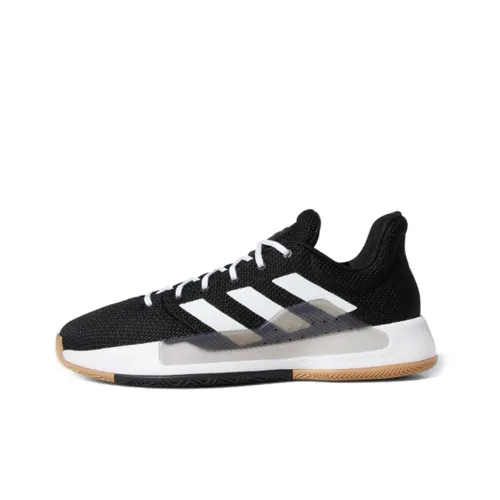 Adidas Pro Bounce Madness 2019 Low Противоскользящий Устойчивый к истиранию Низкий Топ Баскетбольные кроссовки Мужской Черный