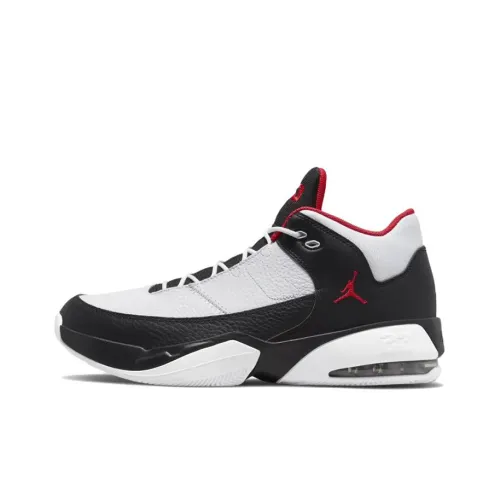 Jordan Max Aura 3 Амортизация Противоскользящий Устойчивый к истиранию Отскок MID Баскетбольные кроссовки Мужской Белый Черный