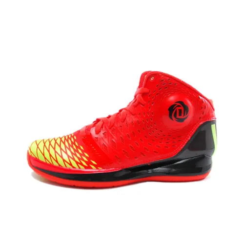 Adidas D Rose 3,5 Slip-Resistant и Abrasion-Resistant Покрытие MID Топ Баскетбольные кроссовки для игры Мужской Китайский Красный