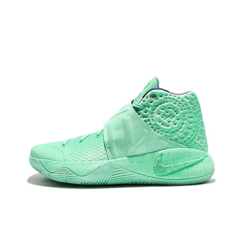 Nike Kyrie 2 What The Non Slip Легкий MID Топ Баскетбольные кроссовки для игры Мужской Зеленый