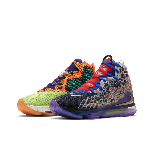 Nike Lebron 17 Баскетбольные кроссовки MID Топ Унисекс