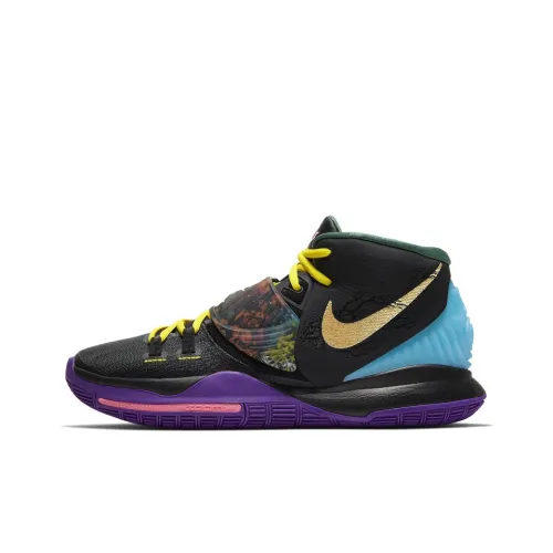 Nike Kyrie 6 CNY Irving 6 Non Slip Lightweight MID Баскетбольные кроссовки для игры Мужской Черный