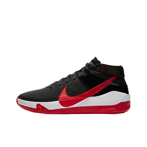 Nike KD 13 Low Топ Баскетбольные Кроссовки Унисекс Черный Красный Международная Версия