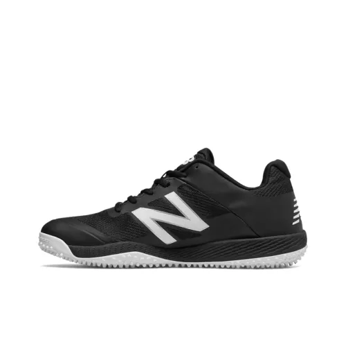 New Balance 4040 v4 Шипы Баскетбол Низкий Топ Баскетбольные Кроссовки Мужской Черный Белый