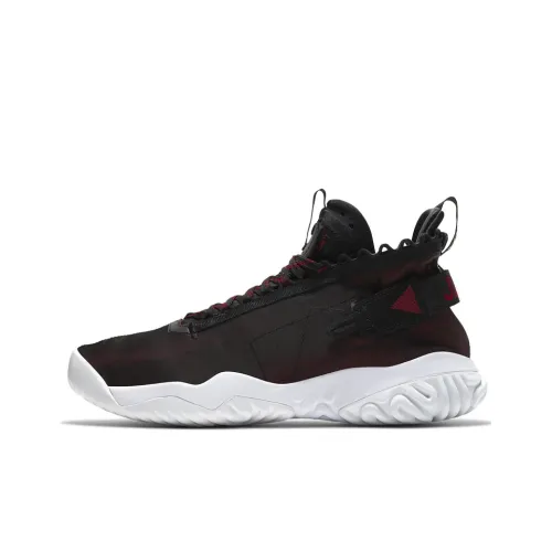 Джордан Proto React MID Топ Баскетбольные Кроссовки Мужские Черные Красные