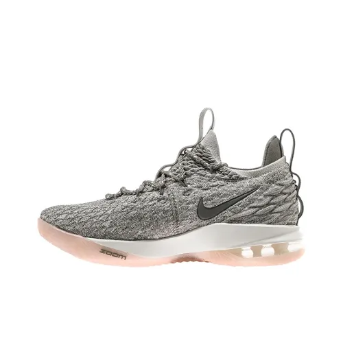 Nike Lebron 15 Low ''Светлый костный'' Джеймс Устойчивый к истиранию Низкий Топ Баскетбольные кроссовки для игры Мужской Светлый костный