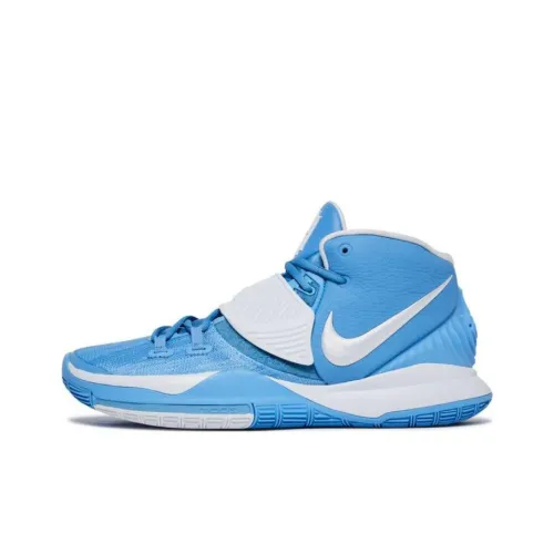 Nike Kyrie 6 TB Promo Slip-Resistant Abrasion-Resistant MID Баскетбольные кроссовки Мужской Синий Международная версия