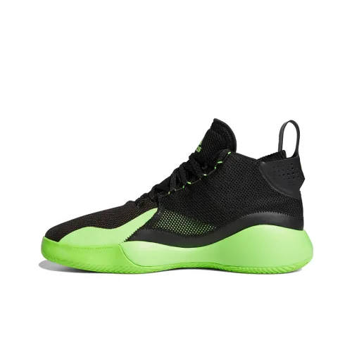 Adidas D Rose 773 Дышащие Низкие Баскетбольные Кроссовки Мужские Черные Зеленые