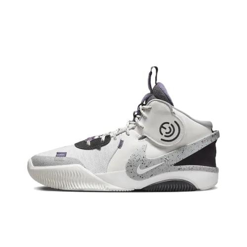 Nike Air Deldon 'Белый цвет вершины' Амортизация Противоскользящие Устойчивые к истиранию MID Баскетбольные кроссовки