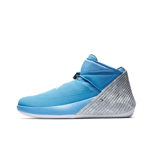 Джордан Why Not Zer0,1 UNC Шокабойнерс Слип-Резистентный MID Топ Баскетбольные кроссовки для игры Мужской Каролина Блю