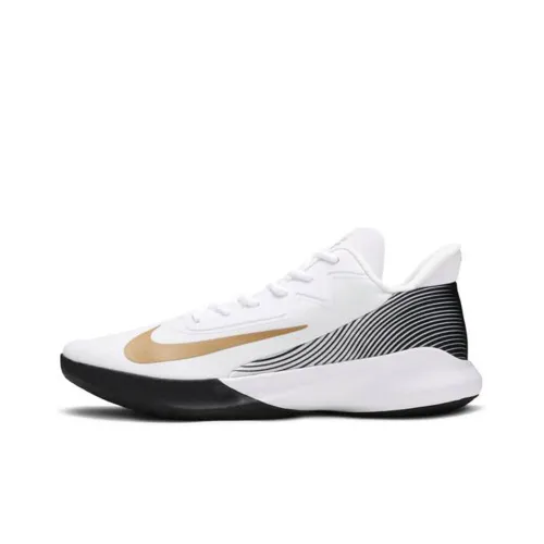 Nike Precision 4 Амортизация Противоскользящие Устойчивые к истиранию Низкий Топ Баскетбольные кроссовки для игры