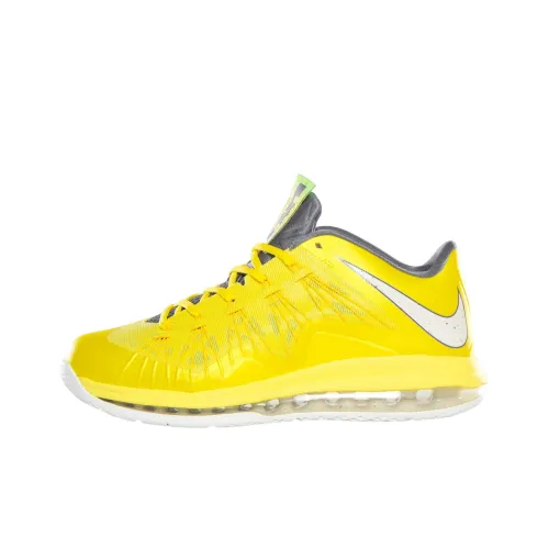 Nike Lebron 10 Low Sonic Yellow Non Slip Легкий Низкий Топ Баскетбольные кроссовки для игры Мужской Желтый