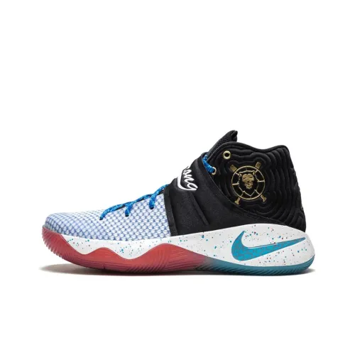 Nike Kyrie 2 Doernbecher Non Bottom Легкий MID Баскетбольные кроссовки для игры Мужской Синий Черный