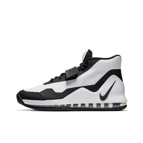 Nike Air FORCE Ma с амортизаторами противоскользящие высокие баскетбольные кроссовки мужские белый черный