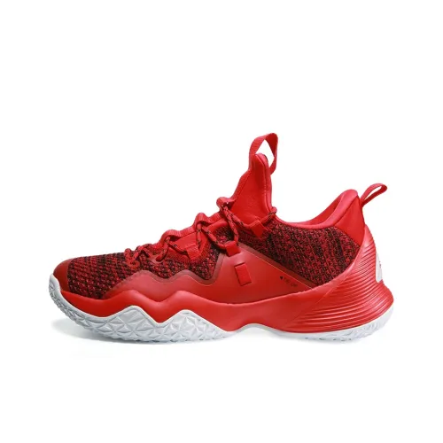 PEAK Low Топ Баскетбольные кроссовки Мужские Красные