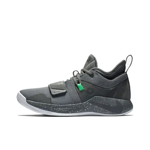 Nike PG 2,5 Темный GREY Павл Джордж Амортизация Низкий Топ Баскетбольные Кроссовки для Игры Мужской Черный Серый