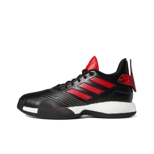 Adidas T Mac Millennium Non Slip Легкий MID Баскетбольные кроссовки Мужской Черный Красный