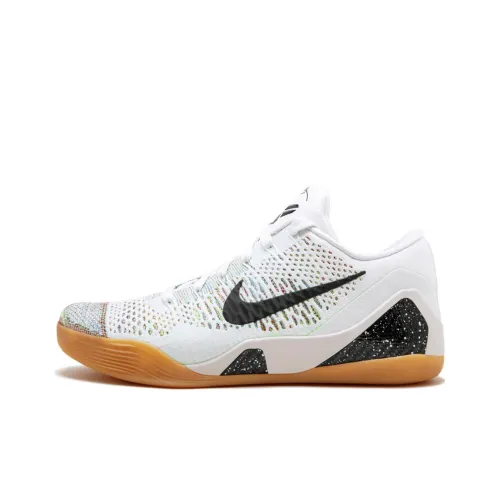 Nike Kobe 9 Elite Premium Low HTM MILAN 'Белый MULTI Цвет' Нескользящий Легкий Низкий Топ