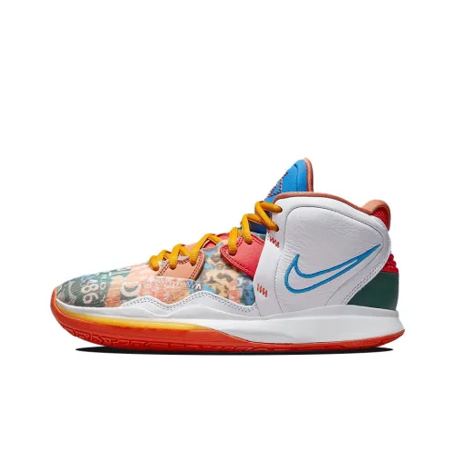 Nike Kyrie 8 Infinity Амортизация Противоскользящий Устойчивый к истиранию Покрытие MID Топ Баскетбольные кроссовки