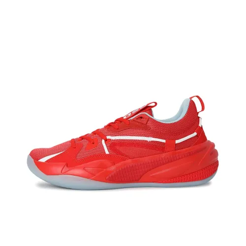 PUMA RS Dreamer Blood Амортизация Износостойкий Низкий Топ Баскетбольные Кроссовки Унисекс Красный Белый