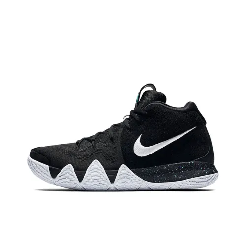 Nike Kyrie 4 Kyrie 4 MID Топ Баскетбольные кроссовки Мужской Черный белый