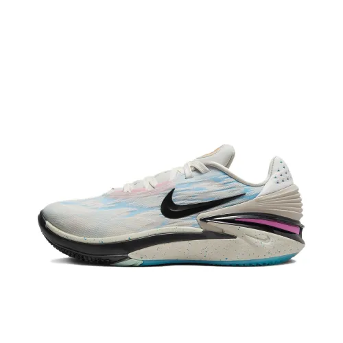 Nike Air Zoom г.T. Cut 2 Slip Resistant Баскетбольные кроссовки Женские Белые Синие Международная версия