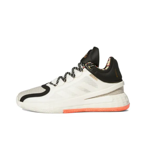 Adidas D Rose 11 Амортизация Устойчивый к истиранию Дышащий Легкий Низкий Топ Баскетбольные Кроссовки Мужские Розовые Белые