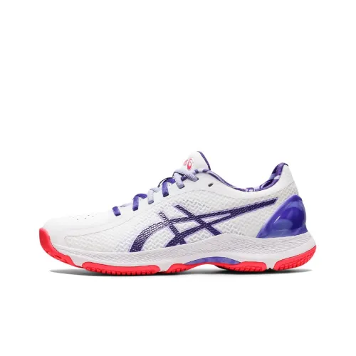 Asics Netburner Super FF Low Топ Баскетбольные кроссовки для игры Женские Белые Фиолетовые
